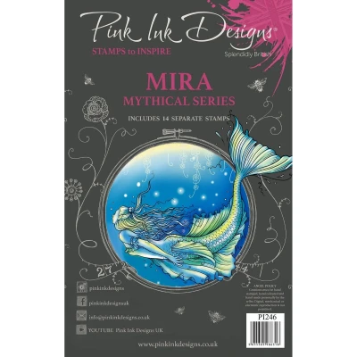 Afbeelding van Pink Ink Designs Mythical Series Clear Stamp Set Mira