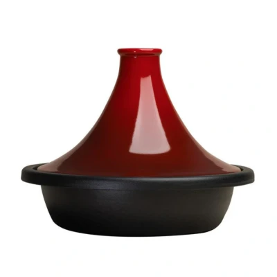 Afbeelding van Le Creuset Gietijzeren Tajines In Kersenrood 31cm 3,7l