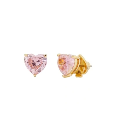 Afbeelding van kate spade new york Heart Studs Oorbellen, Dames, Maat: One Size, Pink