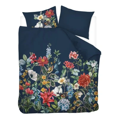 Afbeelding van Snoozing Floran Dekbedovertrek Lits jumeaux 240x200/220 cm Blauw