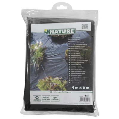 Afbeelding van Nature Afdekzeil 100 Micron Dekkleed 4x6 m Zwart