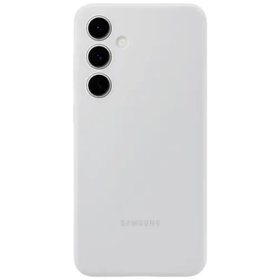 Afbeelding van Samsung Silicone Case Geschikt voor Galaxy S24 FE Grijs