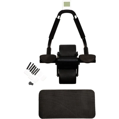 Afbeelding van YUGN Ab Wheel Roller Buiktrainer 43x33x24 CM Inclusief kniemat Cadeautip