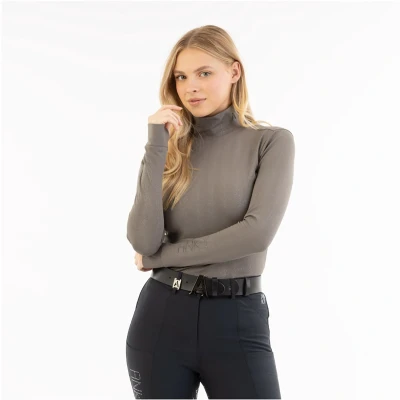 Afbeelding van ANKY Shirt AW25 Mockneck Silver M Agradi.be