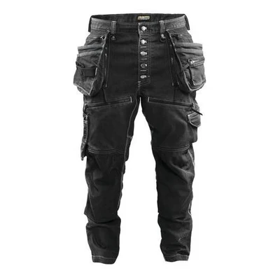 Image de Pantalon x1900 artisan Cordura® denim/stretch 2D noir
