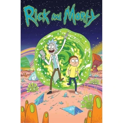 Afbeelding van RIck &amp; Morty Poster 61X91 Portal