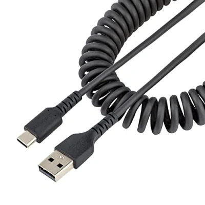 Afbeelding van Kabel USB A naar C Startech R2ACC 1M CABLE Zwart 1 m