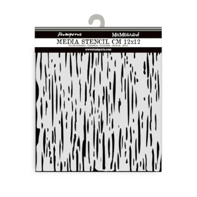 Afbeelding van Stamperia Lines Pattern Thick Stencil 12x12cm (KSTDS18)
