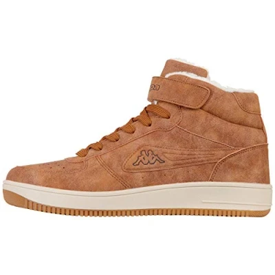 Afbeelding van Kappa Trainingsschoen, Maat: 37, Cognac/offwhite Hoogwaardig imitatieleer