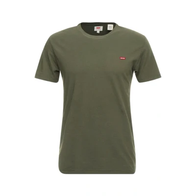 Afbeelding van Levi&#039;s heren T shirt met logo in de kleur Groen, maat: XS