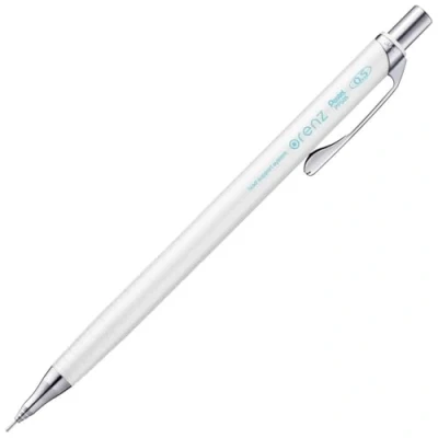Afbeelding van Pentel XPP505 WX ORENZ vulpotlood 0,5 mm B 100% onbreekbaar op blisterkaart, wit