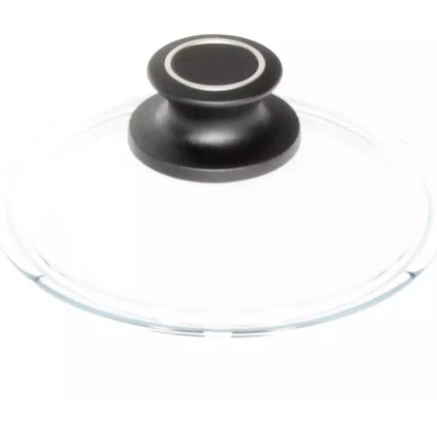 Afbeelding van AMT Gastroguss Glazen deksel 16 cm Hittebestendig Pyrex Ovenbestendige knop Vaatwasserveilig