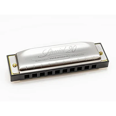 Afbeelding van Hohner Special 20 toonsoort D Diatonische mondharmonica bluesharp topkwaliteit