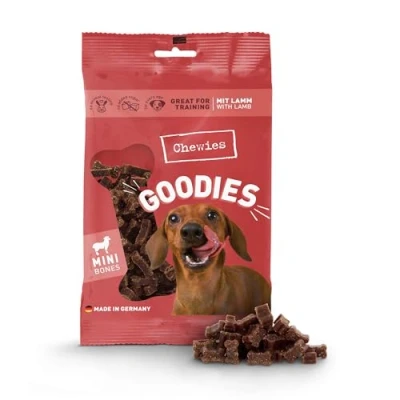 Afbeelding van 12x Chewies Goodies Hondensnacks Mini Lam 125 gr