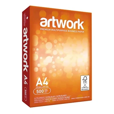 Image de Igepa 97 microns blanc A4 (210 x 297 mm) 75 g/m² 2500 feuille(s) papier uni (pack de 5)