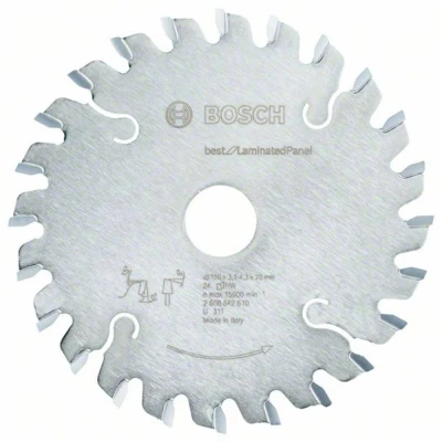 Afbeelding van Bosch Accessories Best for Laminated Panel 2608642610 Voorritsblad 120 x 20 4.3 mm Aantal tanden: 24 1 stuk(s)
