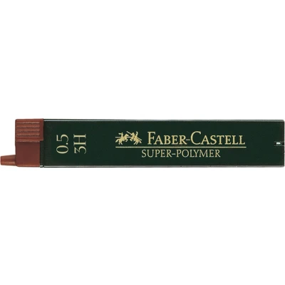 Afbeelding van potloodstiftjes Faber Castell Super Polymer 0,5mm 3H