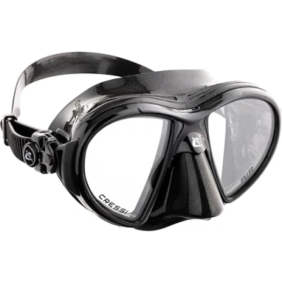 Afbeelding van Cressi Air duikmasker, uniseks, volwassenen, zwart