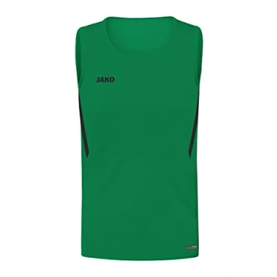 Afbeelding van JAKO Challenge Tanktop voor kinderen, uniseks, Groen/Zwart