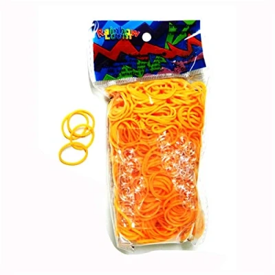 Image de Recharges 600 élastiques Rainbow Loom Orange fluo