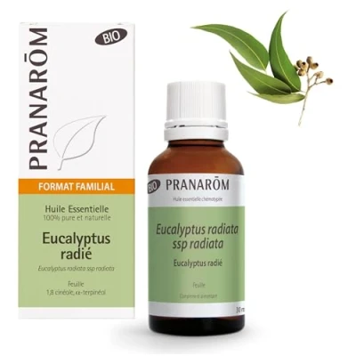 Afbeelding van Pranarôm Eucalyptus Radié Etherische Olie (Eucalyptus Radiata ssp Radiata) Organisch 30 ml