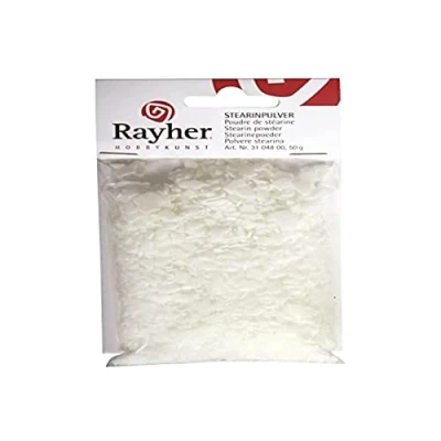 Image de Rayher 3104800 stéarine Poudre, sous Blister. 50 g