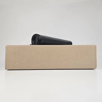 Afbeelding van Grijze Vuilniszak 400 Zakken 60 Liter Gerecycled LDPE 60cm x 80cm (Vuilniszakken Liter)