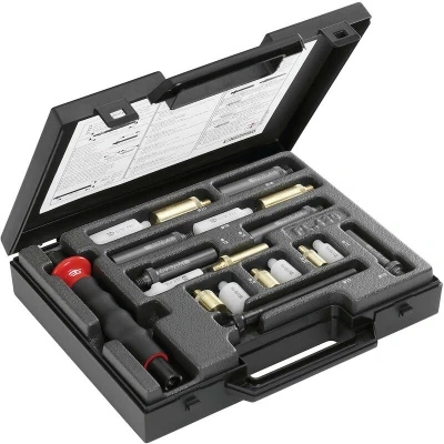 Afbeelding van FACOM 217.GJ1 drevelset met 3 materialen (Messing Polyamide Aluminium) in kunststof koffer 19 delig
