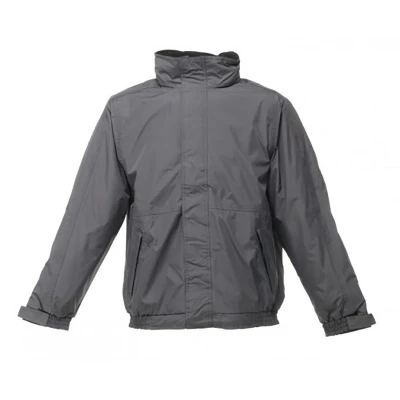 Afbeelding van Regatta Dover Bomberjack, waterdicht, met fleece, zwart/as, M, Zwart/Ash