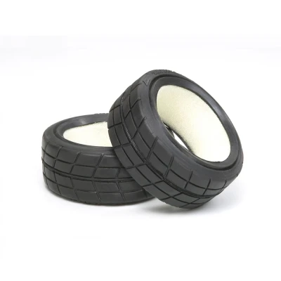 Afbeelding van Tamiya 1/10 Racing Radial Tires 24mm (2) w/Sponge