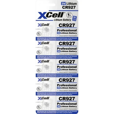 Afbeelding van XCell 5 stuks 927 CR927 3V lithium knoopcellen