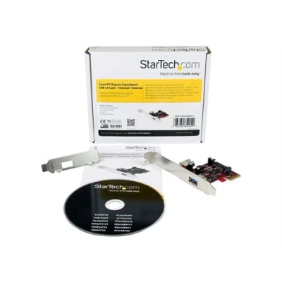 Afbeelding van StarTech.com 2 port PCI Express SuperSpeed USB 3.0 Card interfacekaart/ adapter 3.2 Gen 1 (3.1 1)