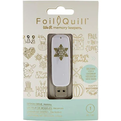 Afbeelding van We R Makers Foil Quill usb design holiday