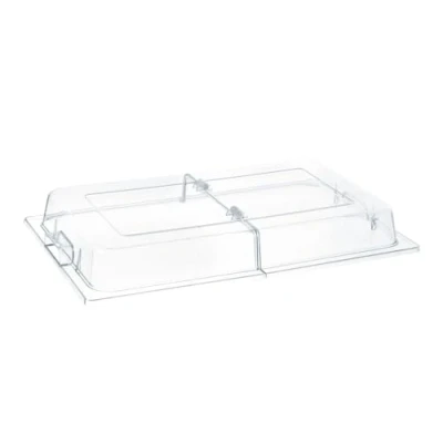 Afbeelding van Hendi Roltop Presentatie Deksel Transparant Polycarbonaat GN 1/1 530x325(H)76mm
