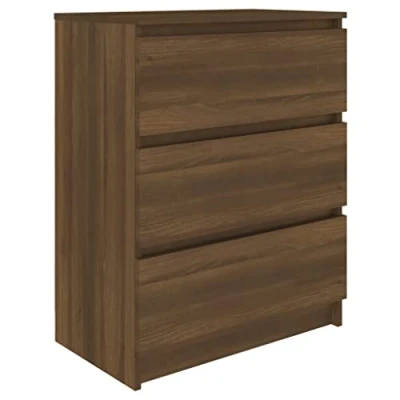 Afbeelding van vidaXL Dressoir, bruine eik, 60 x 35 76 cm, bewerkt hout