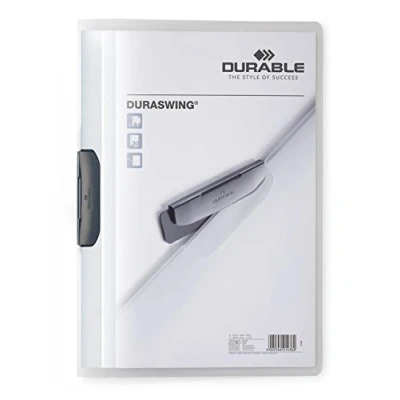 Afbeelding van Durable 229037 Duraswing clipmap, max. 30 vellen A4 (transparant), 5 stuks