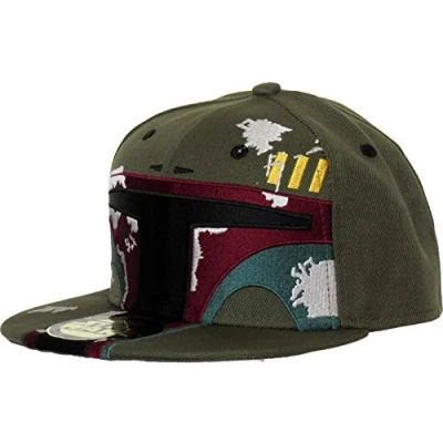 Afbeelding van Star Wars Boba Fett Snapback Helm Cap, Kaki, Khaki (stad)