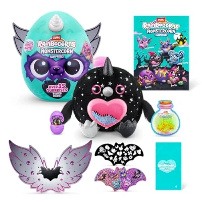 Afbeelding van Rainbocorns Monstercorn Surprise, (Raven) speelgoed voor meisjes, pluche, Halloween