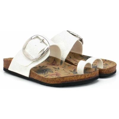 Afbeelding van GOBY White Sandalen Slippers Hoge kwaliteit Handmade Maat 35