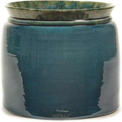 Afbeelding van Serax Sierpot M Van Keramiek Voor Binnen Ø23 Cm Blauw