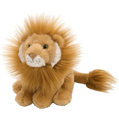 Afbeelding van Pluche knuffel dieren Leeuw van ongeveer 20 cm Speelgoed safari knuffelbeesten