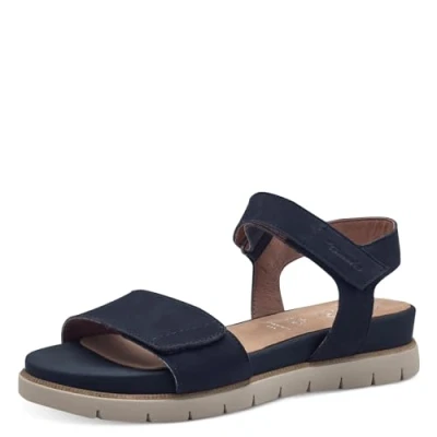Afbeelding van Tamaris COMFORT Essentials Dames Sandalen NAVY NUBUK Maat 41