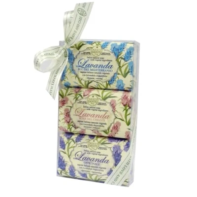 Afbeelding van Nesti Dante Lavanda zeepset 3 x 150 gram
