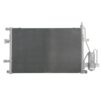 Afbeelding van BOSCH 1 986 AD2 145 Condensor Airco Met stikstofvulling droger, montagehandleiding, Zonder afdichtring 14,4mm 8,6mm 677mm R1234yf, R134a