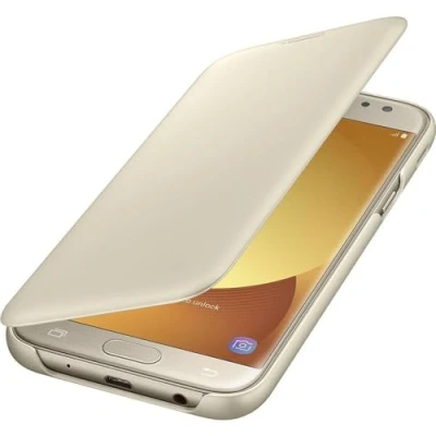 Afbeelding van Samsung flip wallet goud voor Galaxy J5 2017