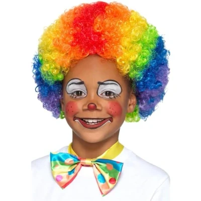 Afbeelding van SMIFFY&#039;S Veelkleurige clown pruik voor kinderen