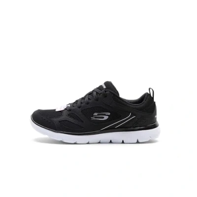 Afbeelding van Skechers Summits Suited dames sportschoenen Zwart Extra comfort Memory Foam Maat 39