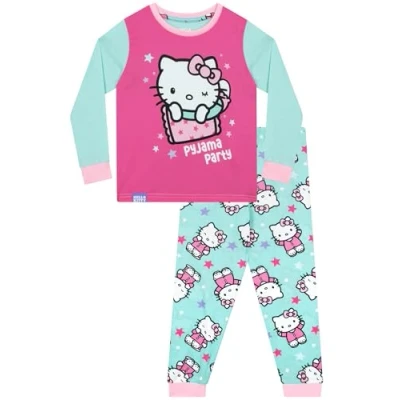 Afbeelding van Pyjama Hello Kitty Fille Ensembles De Pyjamas Rose 8 à 9 ans