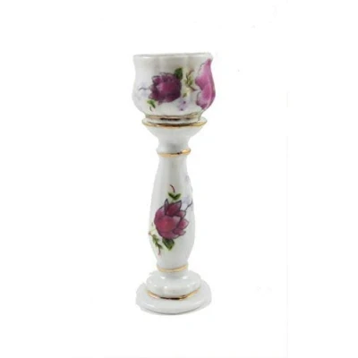 Afbeelding van Melody Jane Poppenhuis met bloemenpatroon, bloembak, voor planten, miniatuuraccessoires