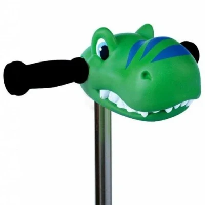 Afbeelding van Scootaheadz kinderstep accessoire dinohoofd groen